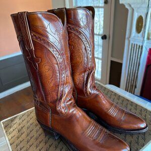 Lucchese Caramel Summer Boots size 7